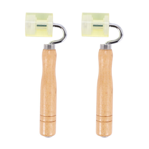 2X Rubber Seam Roller, Wallpaper Roller Sound Heat Insulation Mat Wallpaper Application for Processing Edges