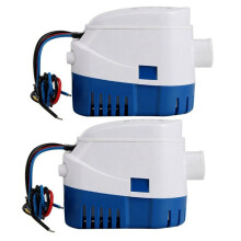 2X Automatic Submersible Boat Bilge Water Pump 12V Auto with Float Outlet
