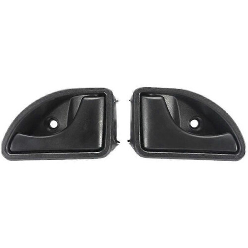 2 x Front Left and Right Door Handle for TWINGO/KANGOO (Black)