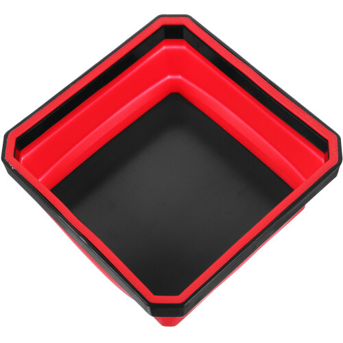 Magnetische Silikon Schüssel Tragbar Rot 1