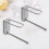 2Stk Metall Kleiderbügelhalter Wand Organizer Grau Rostfrei 6