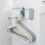 2Stk Metall Kleiderbügelhalter Wand Organizer Grau Rostfrei 7