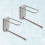 2Stk Metall Kleiderbügelhalter Wand Organizer Grau Rostfrei 8