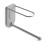 2Stk Metall Kleiderbügelhalter Wand Organizer Grau Rostfrei 9