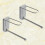 2Stk Metall Kleiderbügelhalter Wand Organizer Grau Rostfrei 11