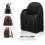 1St Mehrfachfach Geteilter Rucksack Organizer Einsatzbeutel (Schwarz) 7