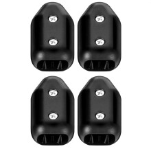 4 St Återanvändbara Repklämmor, 1/2 Tums Plastkedjekoppling, Lämplig för 9-10 mm Nylon- eller Flätade Rep
