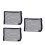 36Stk Schwarzer Filterbeutel Mesh Für Aquarium Gartenteich Filtration 10