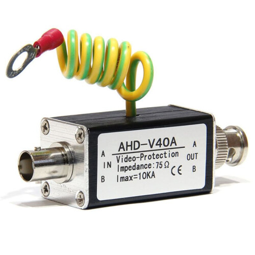 Nuevo Pararrayos Coaxial AHD-V40A de Señal de Video Monocanal con Protección Multietapa.