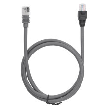Grijze ethernetkabel, draagbare, stabiele verbinding, snelle ethernetkabel met lage latentie voor buitengebruik