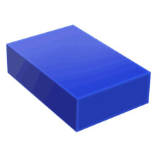 Bloque de Cera para Fundición, Cera para Tallar, Ideal para Hacer Moldes de Joyería y Manualidades, 1 Lb, Azul.