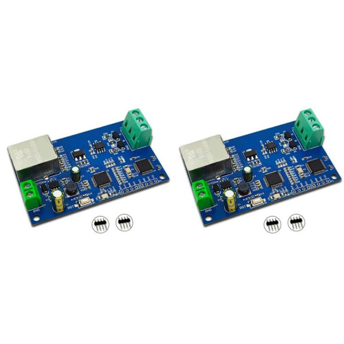 2X RS485 to Ethernet Module RS485 Serial to Ethernet Serial Transmission Versatile Convenient Communication Module
