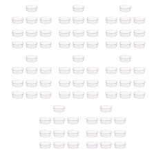 80 Stuks. 35 mm X 10 mm Steriele Plastic Petrischalen met Deksel voor LB-Plaatgist (Transparante Kleur)