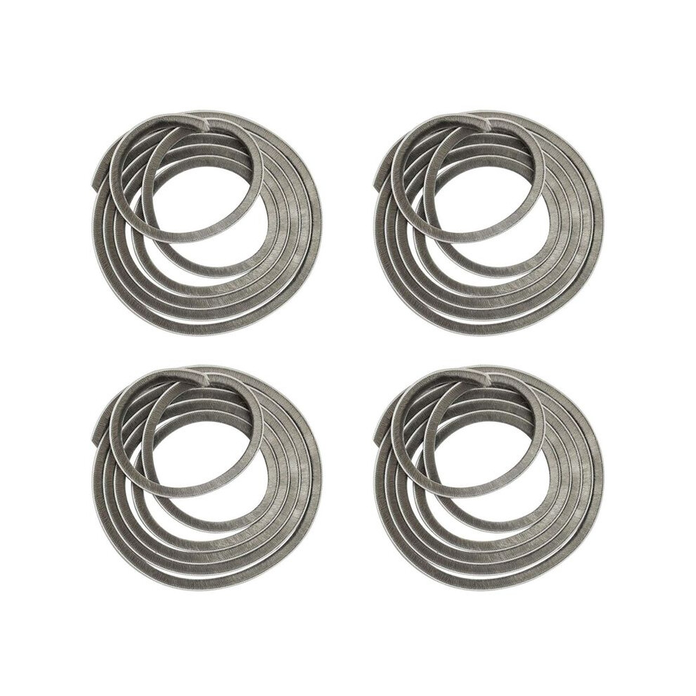 4X Sealing Strip,Door Brush Seal, Weather Strip, For Sliding Doors, Windows, Self-Adhesive Insulating Door Seal,5Mx0.9cm 6032248274794