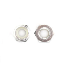 buc piulițe colorate din aliaj de aluminiu M2M3M4M5 nailon inserție piuliță de blocare autoblocantă hexagonală piulițe hexagonale blocare