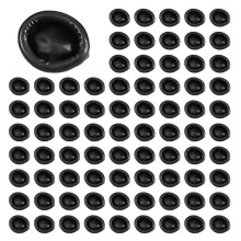 1600 Stück Einweg-Latex-Fingerlinge, Schützende Fingerspitzenhandschuhe, Schwarze Antistatische Fingerlinge, Gummi-Fingerhülsen