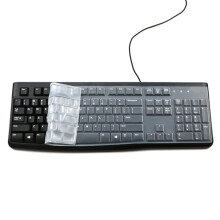 Tizuqe tastaturcover Tyndt silikone tastaturcover til K120MK120 ledningsbaseret tastatur