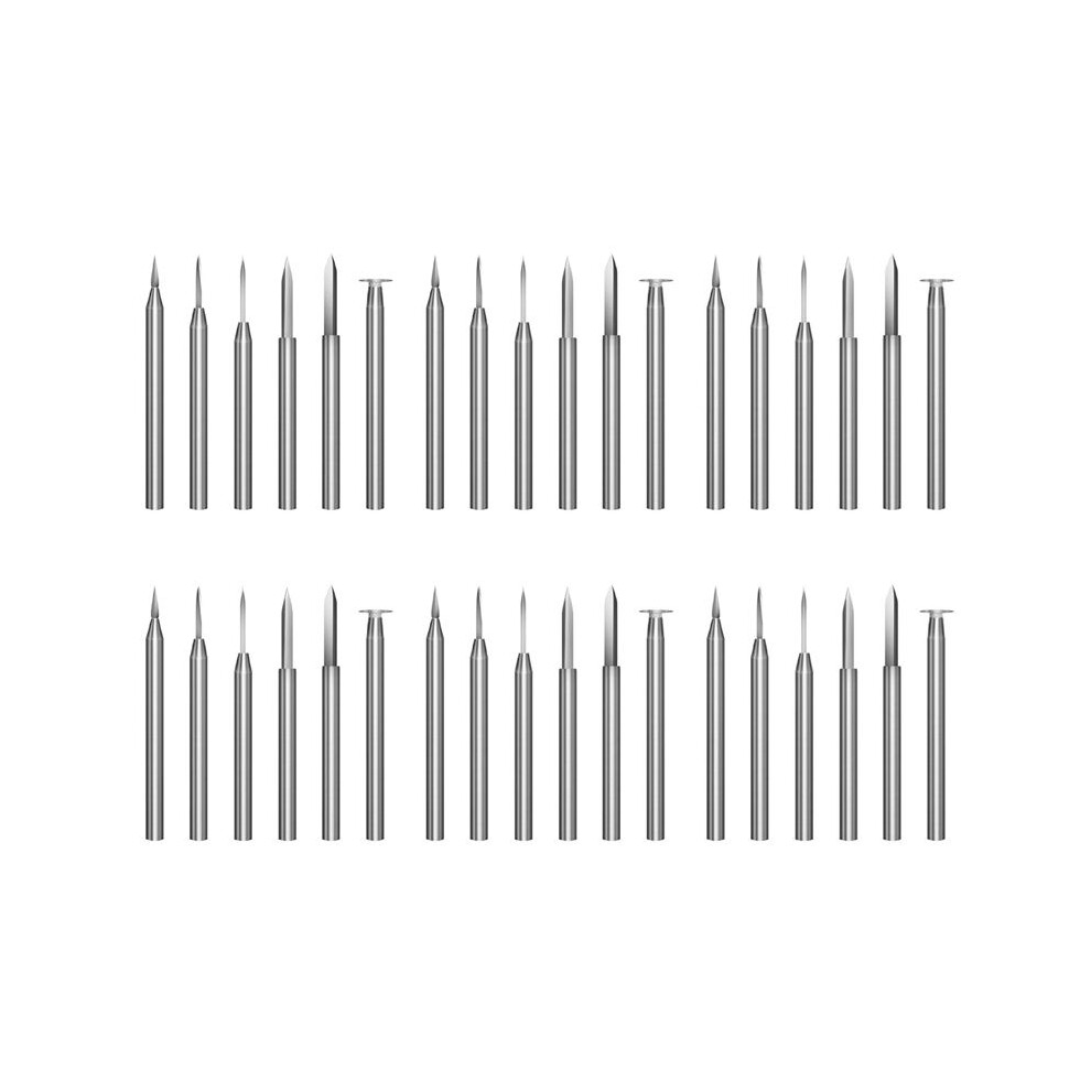 Wood Carving Drill Bits Set For Rotary Tool 36Pcs Engraving Drill Accessories Bit Wood Crafts Grinding Tool 3Mm 6032248245251