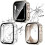 XiHAMA2-Pack2-σε-1 Αδιάβροχη θήκη συμβατή με Apple Watch SE, SE6, 5, 4 – Προφυλακτήρας υπολογιστή + 1