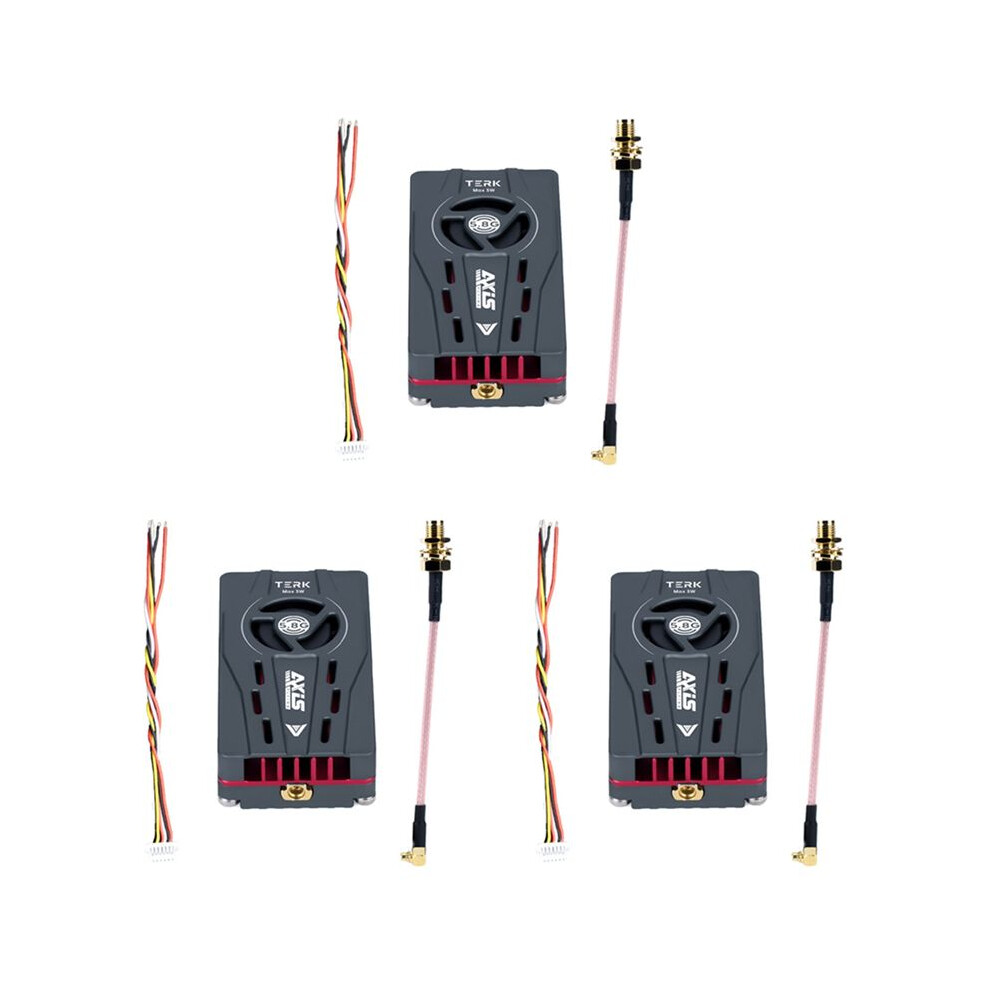 Photos - Other Toys 3X for Axisflying TERK Max 5.8G 3W VTX Analog FPV Video Transmitter for FPV Freestyle RC Long Range Drone