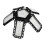 1Pcs Black Deformable Garage Lights with Adjustable Angle 32.5x32.5cm 1