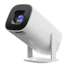 Mini projetor portátil 4K 1080p Full HD com funcionalidade 3D, rotação de 180, projetor compacto para home theater com correção automática de