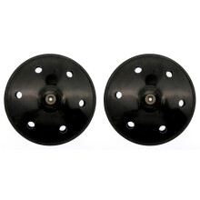 2pcs 215 mm Self-Adhesive Sanding Disc Wall Polishing Backing Plate Hook&Loop Replacement Sanding Pad for Drywall Sander