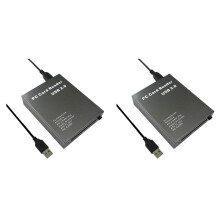 2X USB2.0 PCMCIA-Kaartlezer ATA-Kaartlezer PC-Kaartlezer USB 2.0 Naar PC ATA PCMCIA-Adapter Flash Disk-Geheugenkaartlezer