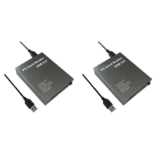 2X USB2.0 PCMCIA Card Reader ATA Card Reader USB 2.0 to PC ATA PCMCIA Adapter Flash Disk Memory Card Reader