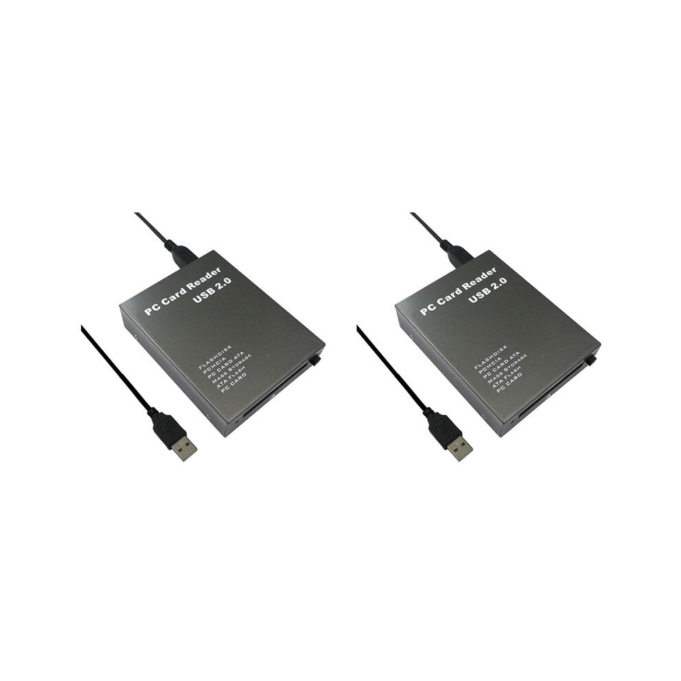 2X Usb2.0 Pcmcia Card Reader Ata Card Reader Usb 2.0 To Pc Ata Pcmcia Adapter Flash Disk Memory Card Reader 4711038084059