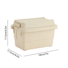 Tragbare Mini-Aufbewahrungsbox für Camping, Grillen und als Halter für Soßenflaschen – robust, leicht und multifunktional