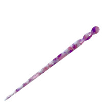 Xinwanna Twist Shape Exquisite Elegant Simple Hair Stick Vintage Chinese Style Acetate Sheet Hair Chopstick Hair Accessories (Type O)