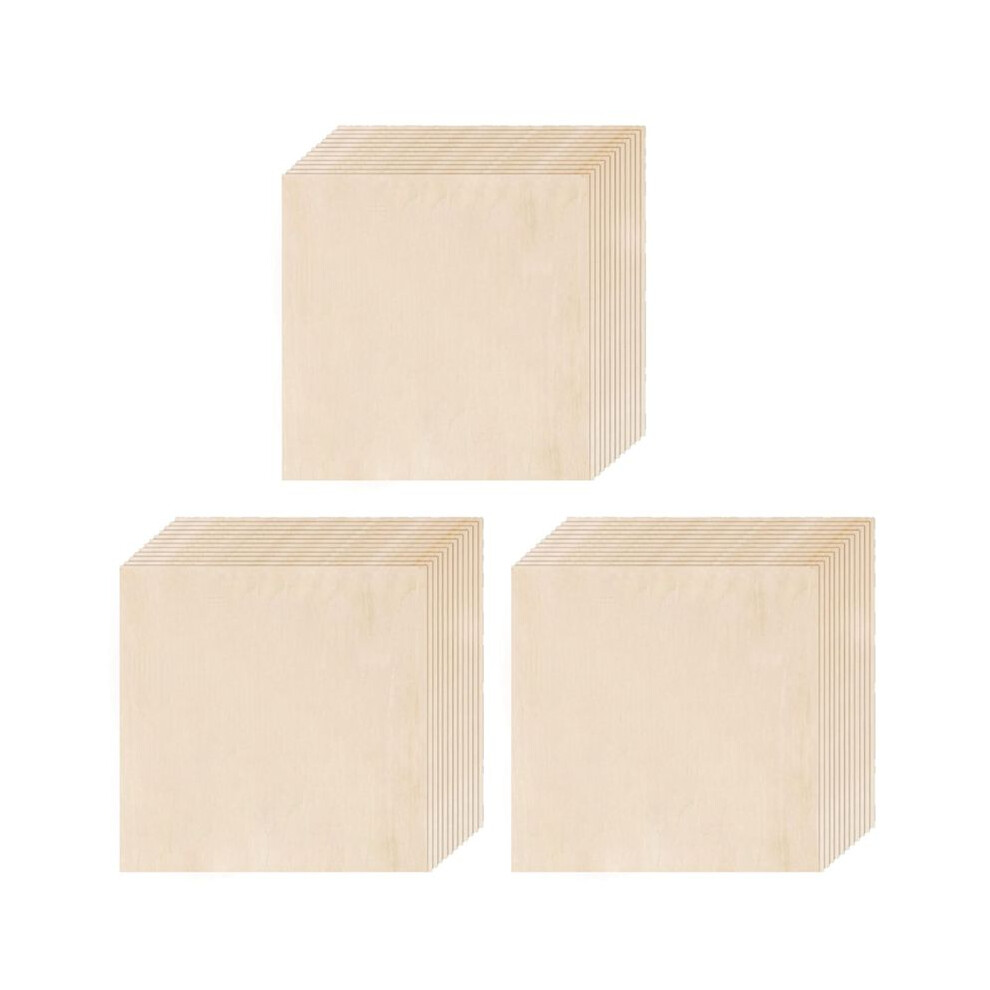 Basswood Sheets 36 Pack,36X36x1/8Inch Plywood Sheets,3Mm Basswood For Laser Cutting,Laser Engraving Blanks,Drawing 6032530910188