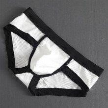 Herretruser med lav midje, sexy trunk-stil med komfortabel passform, moteundertøy for tenåringer, unge menn og gave til ham hvit XL