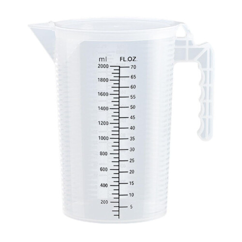 Measuring Cup with Scale Liquid Container Clear Measuring Jug with Handle Tea Shop Kitchen