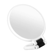 Handheld Cosmetic Mirror 50X Magnification For-white black
