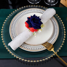 Independence Day Patriotic Napkin Rings for Party Table Decorations Reusable Easy to Use and Versatile for Various Celebrations