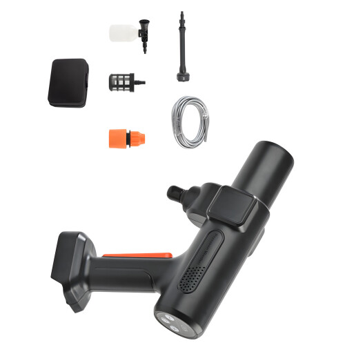 Automatic Suction Pressure Washer Containing Soap Applicator And