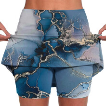 Sommer shorts nederdele til kvinder blomsterprint mellemhøj talje sportsnederdele badedragt bunden, størrelse S-5XL