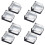 8X Power Push Button  Cover,Waterproof and Collision Resistant,for 25mm Mounting Hole A 2