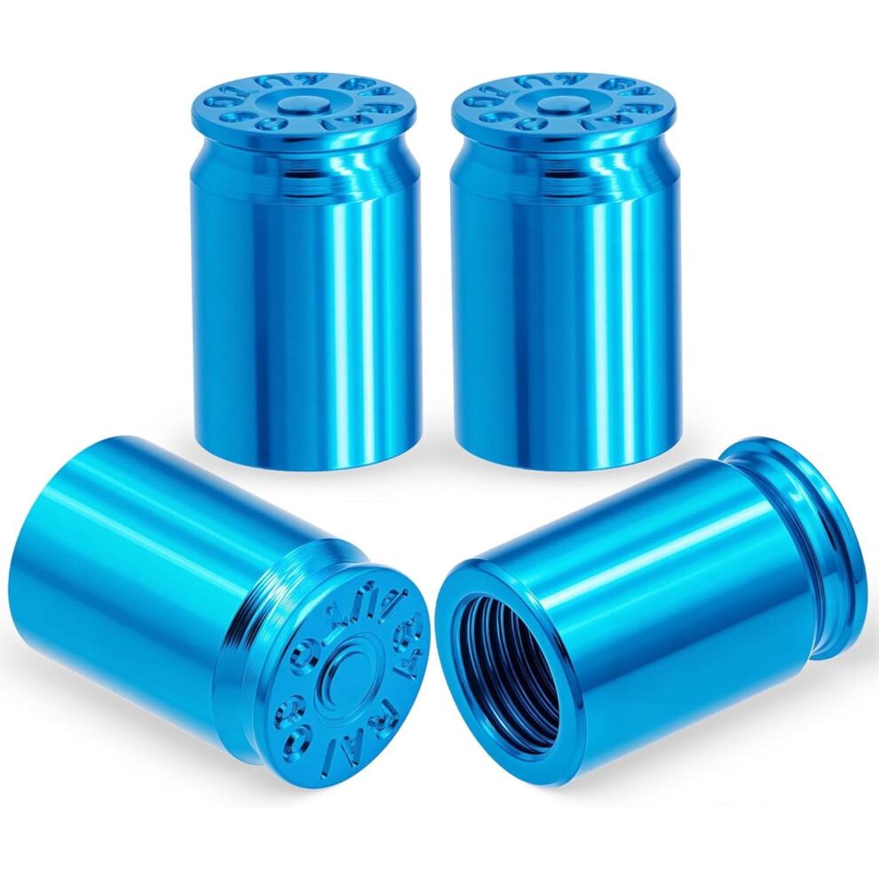 12Pcs Aluminum Bullet Shell Tire Valve Stem Caps Â Universal Dustproof Covers For Cars, Suvs, Trucks, Bikes, Motorcycles, Bicycles (Compatible Red 9479868474642