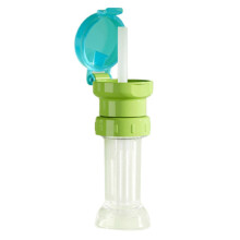 (Green) KINCJON Silicone Sippy Straw Cup Lids Water Bottle Caps With Straw For Children Drinks Supplies