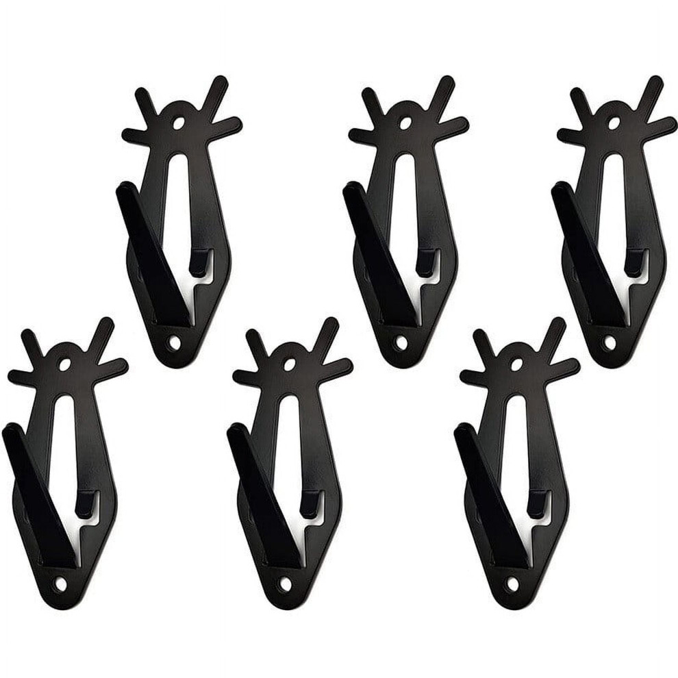 Deer Skull Wall Mount Kit Â 6 European Skull Hooks, 12 Screws & 12 Expansion Bolts, 3.95" Trophy Hardware 9448483339063