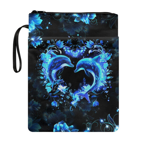 Book Sleeve Cover Waterproof Polyester 11.4 x 8.66 Inch