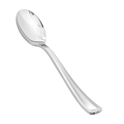 Gold Plastic Spoons 6.9 Inch Heavy Duty 100 Pack