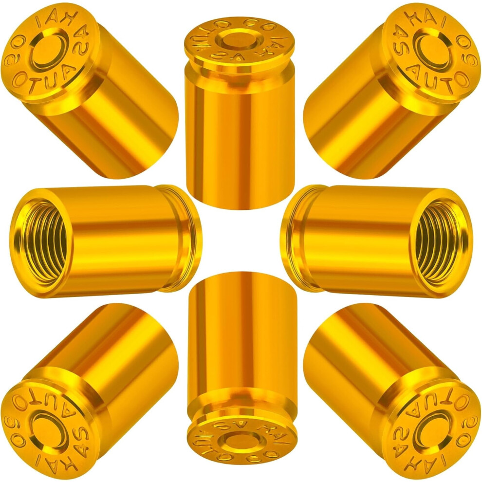 12Pcs Aluminum Bullet Shell Tire Valve Stem Caps, Universal Dustproof Covers For Cars, Suvs, Trucks, Bikes, Motorcycles, Bicycles Red 9479868475335
