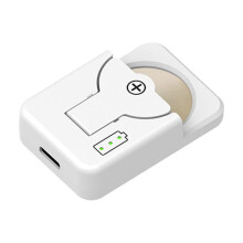 Bærbar knappebatterilader Universell mini-myntcellelader for LIR2032 1632 2450