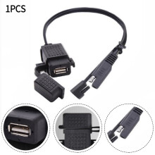 Vattentät USB-laddare för motorcykel SAE till USB-adapterkabel
