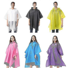 (White) Rain Ponchos For Women And Men (2 Pack) With Drawstring Hood For Adults