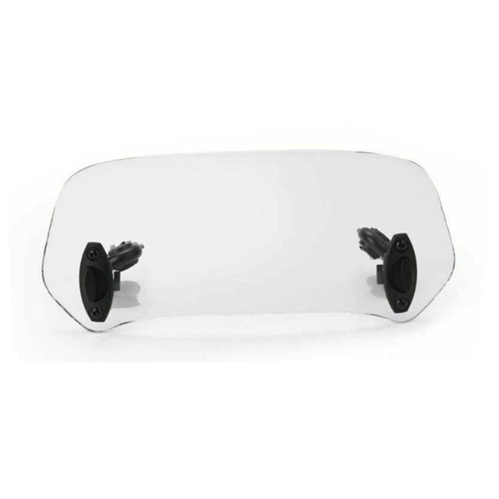 Adjustable Windshield Clip On Extension Spoiler Wind Deflector For Motorcycle 9479868637382